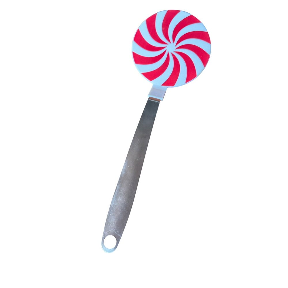 Avon Peppermint‎ Candy Spatula Holiday Christmas Baking Lollipop Seasonal Cook